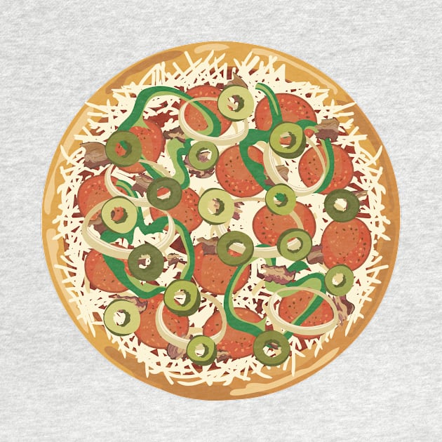 Cartoon Pizza by SWON Design